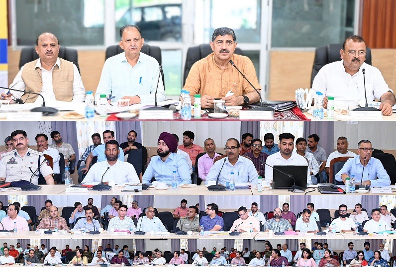 MP Jugal Kishore chairs DISHA meeting at Samba